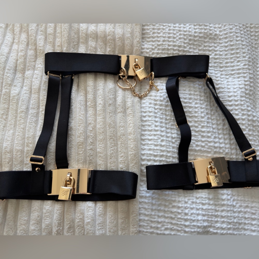 Honey Birdette black chastity suspender - Picture 3 of 3